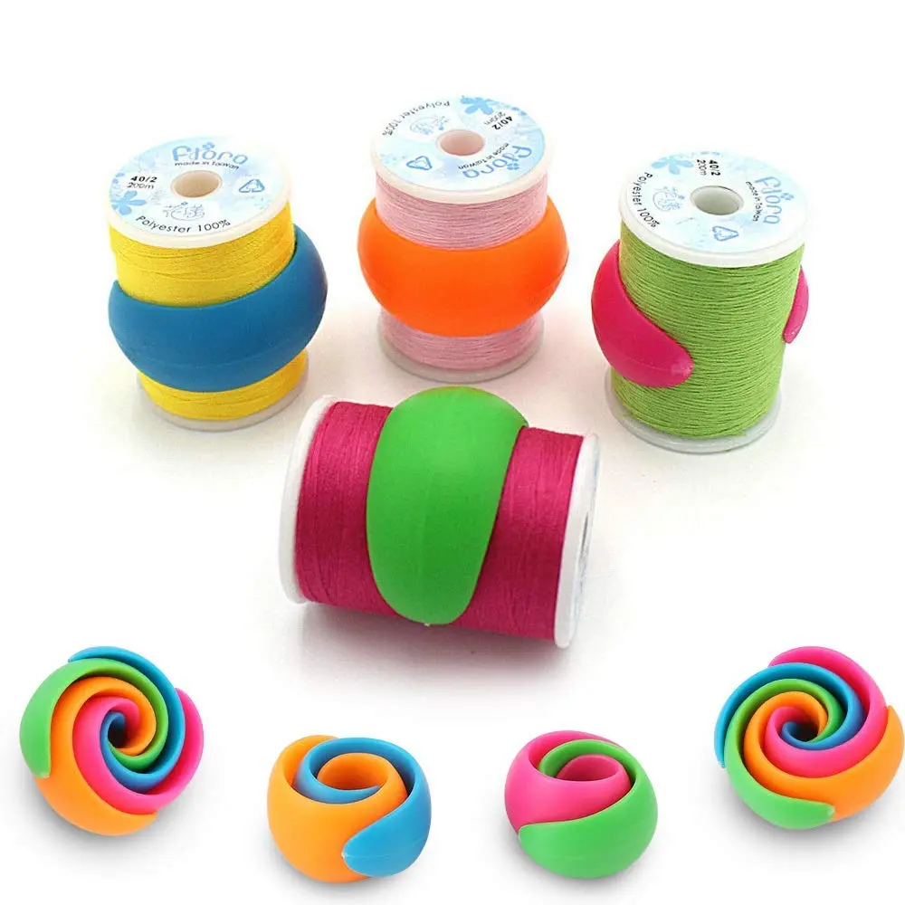 10/20Pcs Sewing Bobbin Thread Holders Thread Spool Huggers Bobbin Clamps For Sewing Machine Bobbin Small Clips Accessories