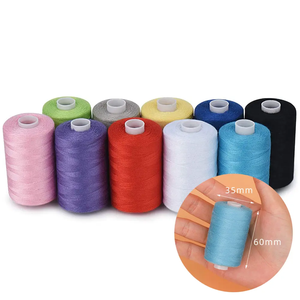 10pcs Household Sewing Thread Colorful Repair Tool Polyester Thread Manual Embroidery Machine DIY Sewing Accessories