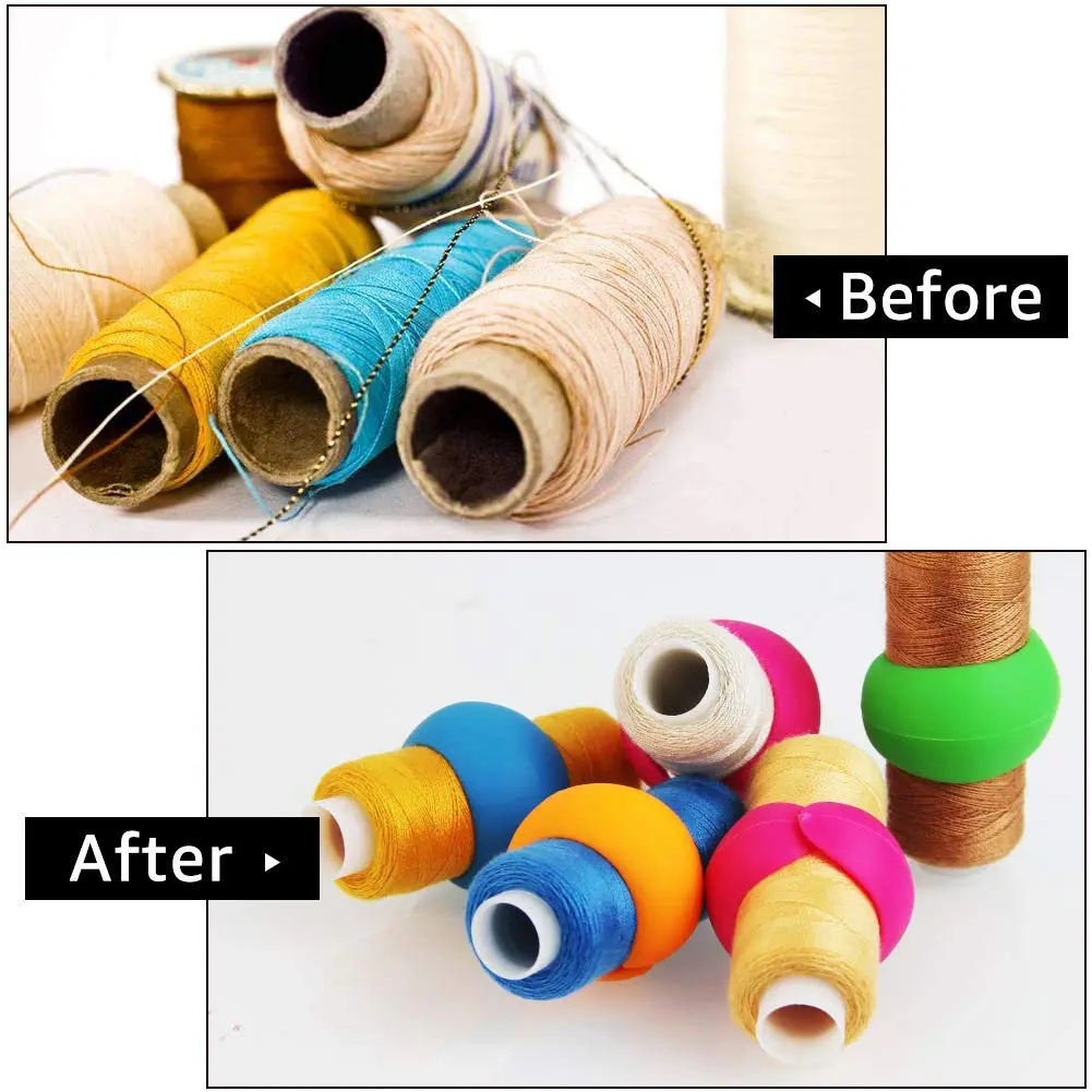 10/20Pcs Sewing Bobbin Thread Holders Thread Spool Huggers Bobbin Clamps For Sewing Machine Bobbin Small Clips Accessories