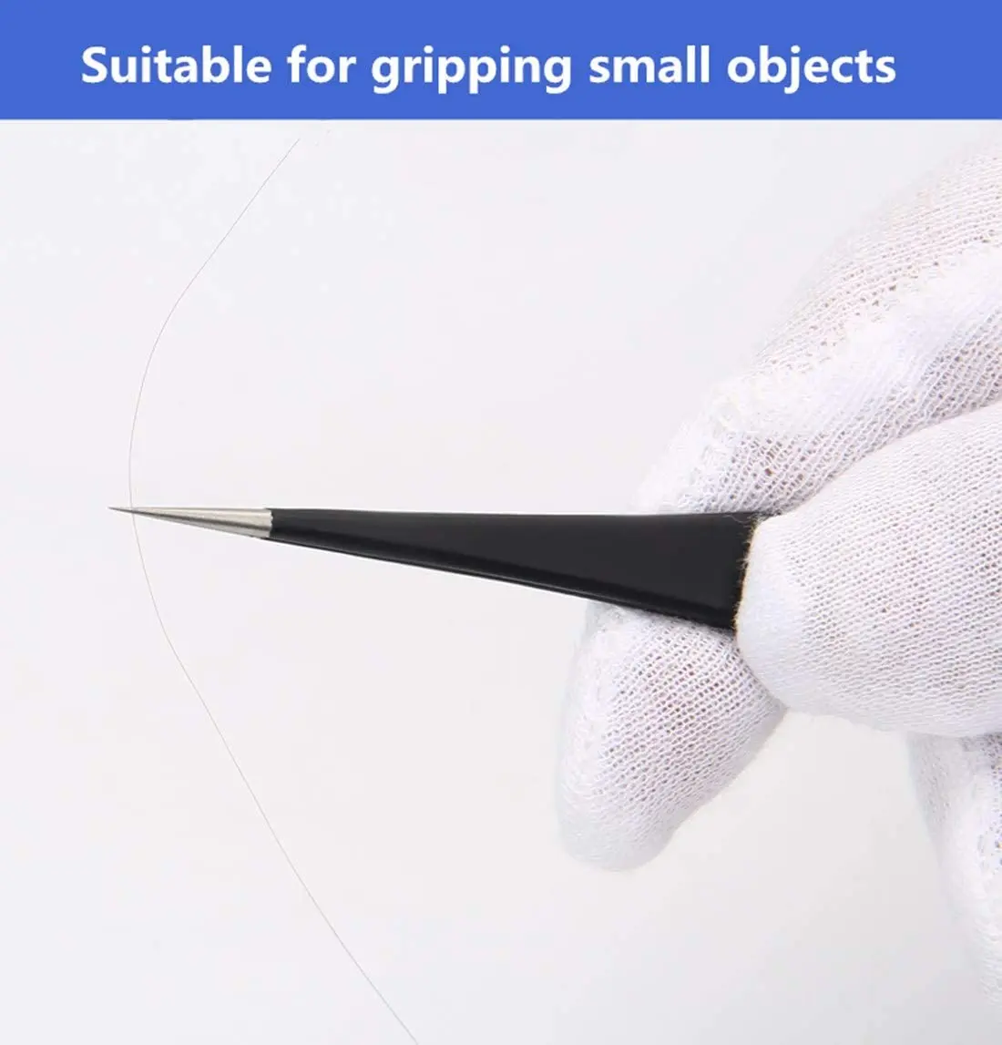 6 Pcs Multifunctional Stainless Steel Set Black Pointed Elbow Precision Bending Straight Dismantling Machine Maintenance Tool