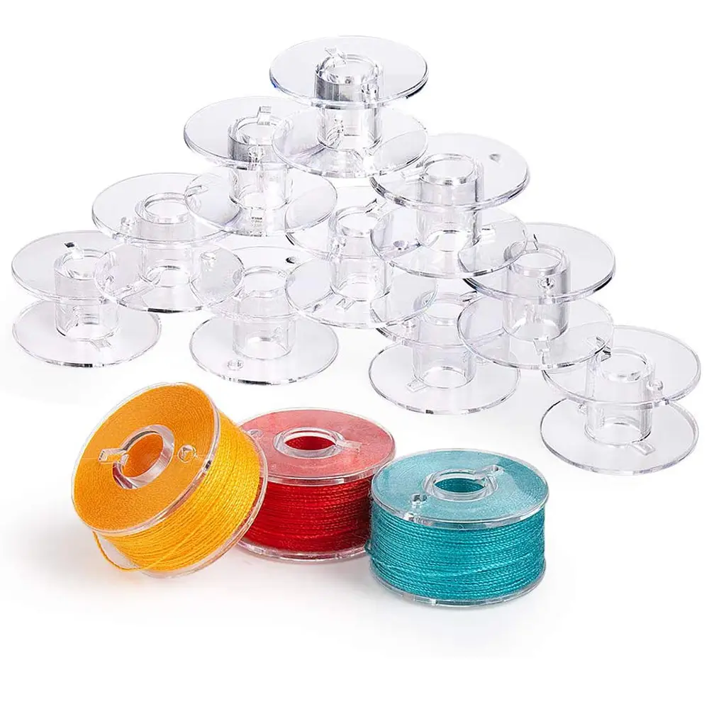 36 Mesh Spool Plastic Box Sewing Accessories Spool Storage Box Transparent Storage Boxes Home Sew Tools Craft Accessories