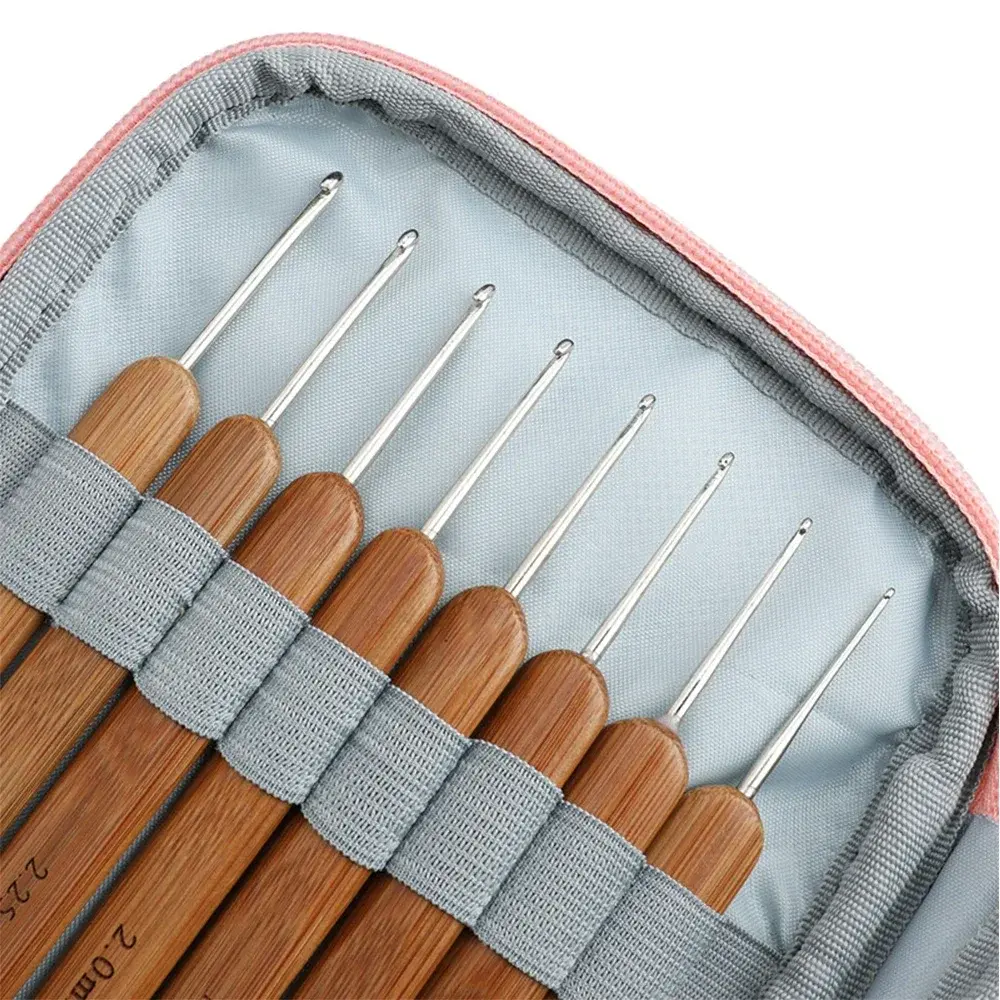 68Pcs Crochet Hooks Kit with Bag Ergonomic Crochet Hook Set Weave Yarn Kit DIY Hand Knitting Craft Tool for Beginners