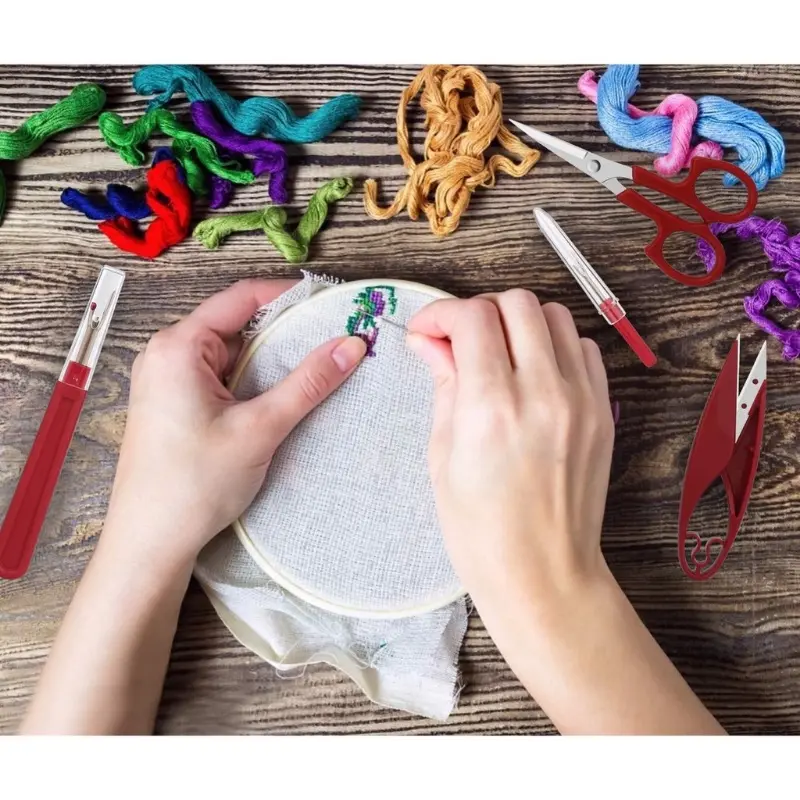 5 Pcs Sewing Scissors Yarn Cutting Scissors Embroidery Cross Stitch Cutting Scissors Sewing And Thread Removal Tool Set