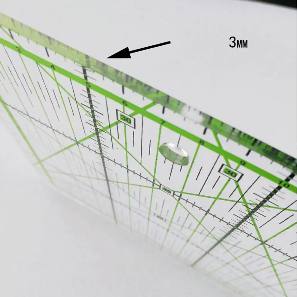 1PC DIY Hand Tool Patchwork Ruler Square Fan Shape Tailor Yardstick Cloth Cutting Rulers Sewing Arts Craft DIY Sewing Tools