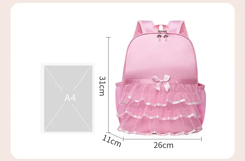 My Melody Children Kawaii Bag for Girl Dance Bag Kid Letter Pink Dancing Backpacks Girl Ballet Dance Bag Baby School Backpack