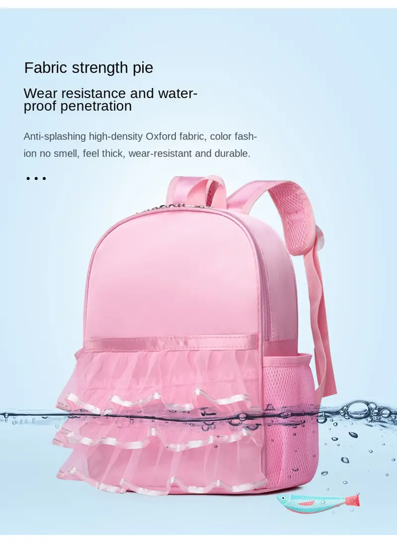 My Melody Children Kawaii Bag for Girl Dance Bag Kid Letter Pink Dancing Backpacks Girl Ballet Dance Bag Baby School Backpack