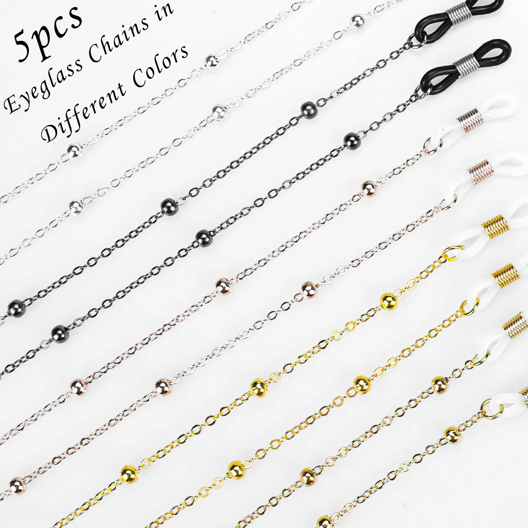 1Pc Fashion Eyeglass Chains Sunglasses Chains for Women Antislip Neck Chain Eyewear Lanyards Necklace Strap Rope Accessories