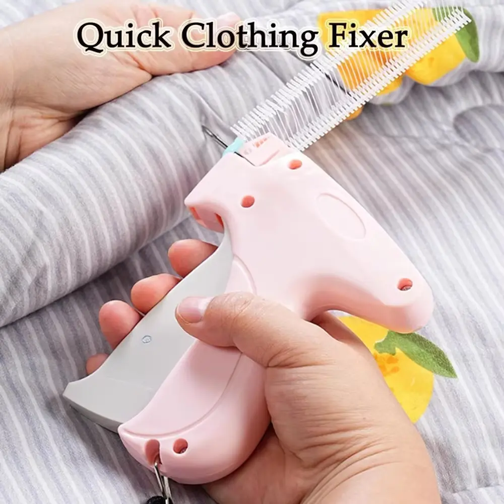 Clothing Fixer Micro Stitch Gun For Repair Garment Sewing Quilt Tacking Handheld Tagging Guns Home Sewing Accessories