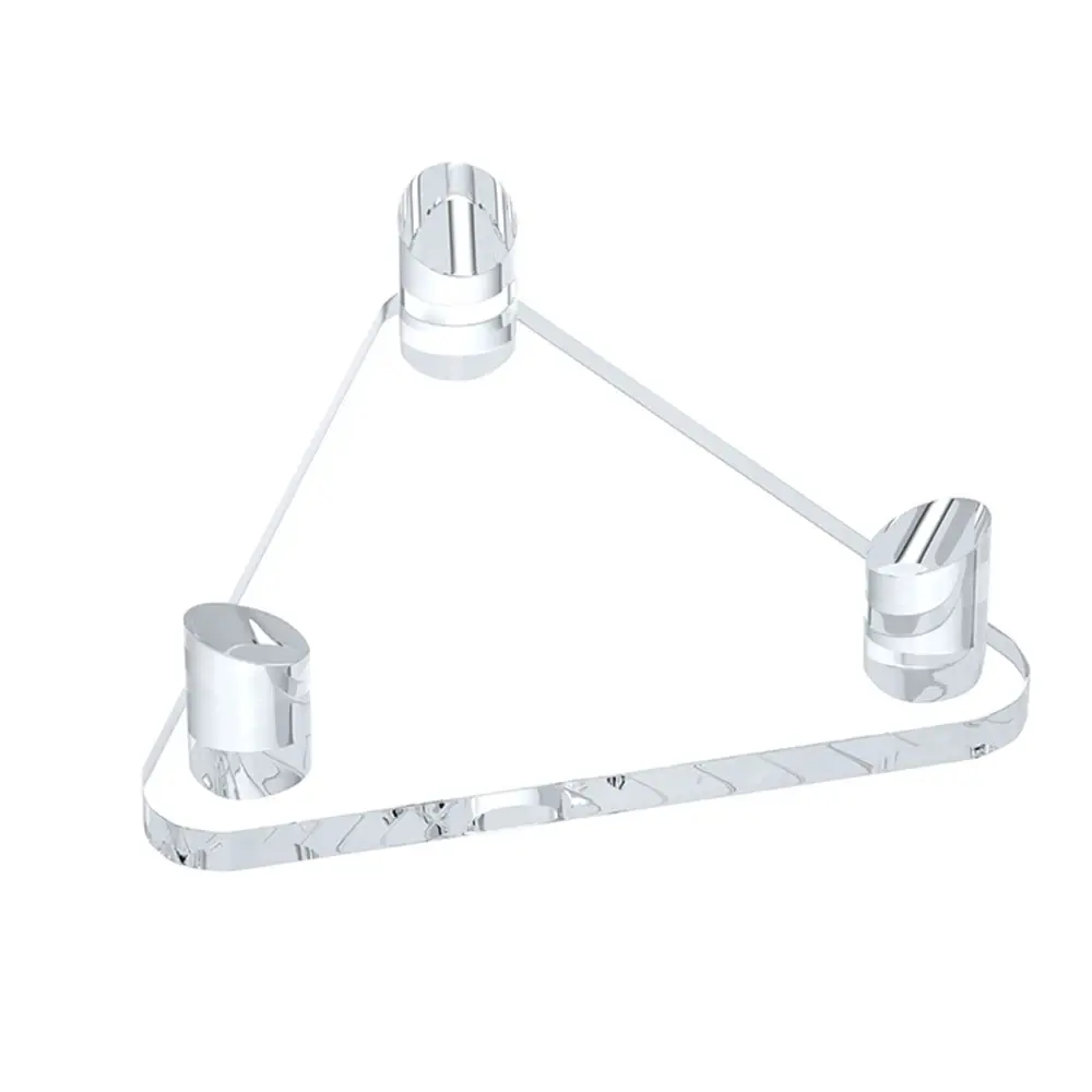 1 Pcs Acrylic Tripod Ball Holder Basketball Rugby Ball Holder Base Display Stand Football Volleyball Transparent Ball Holder