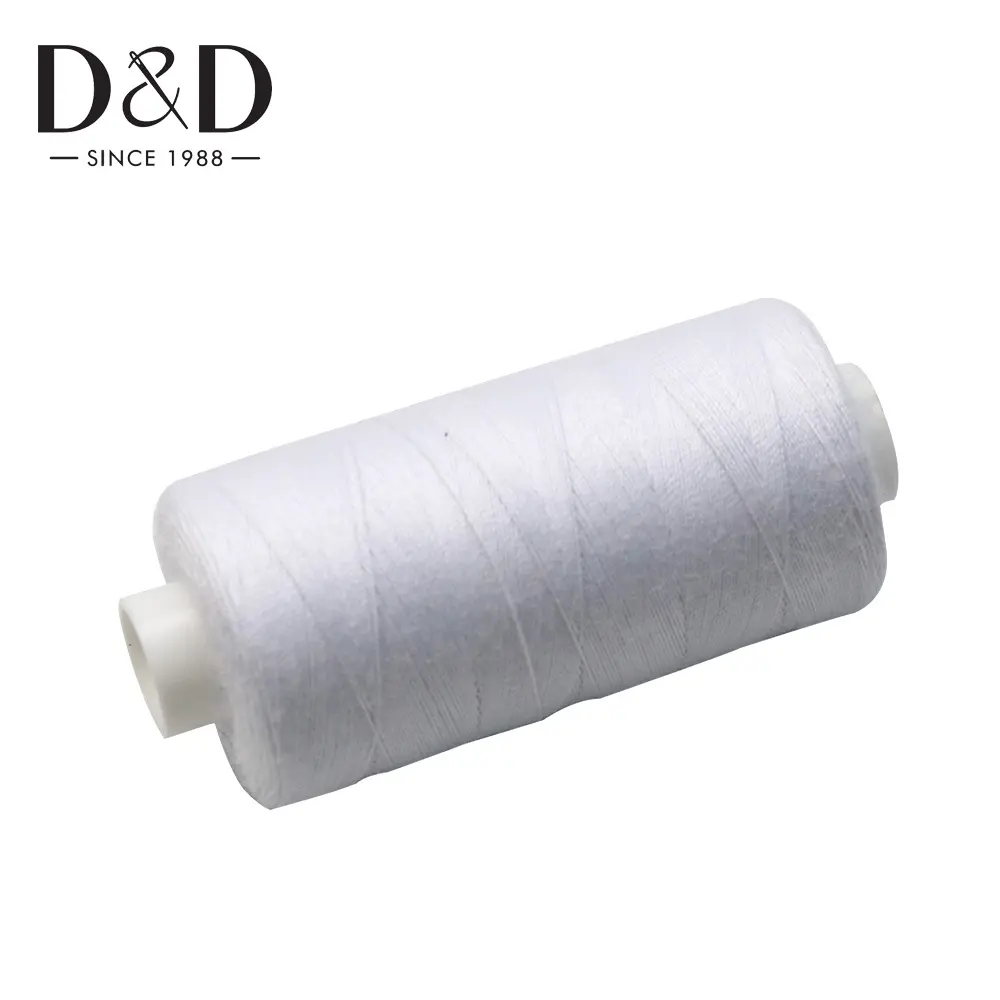 Home Sewing Thread DIY Hand Sewn Black And White Thread 500m 402 Polyester Sewing Thread Material