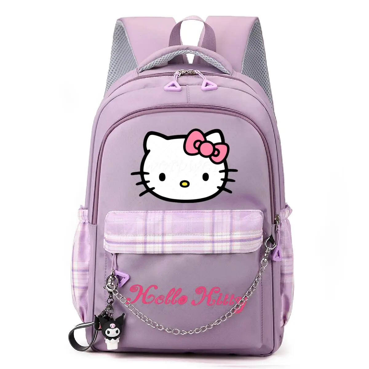 Hello Kitty Cute Cartoon Backpack for Teenager Children Student Schoolbags Women Girls Casual Travel Rucksack Kids Birthday Gift