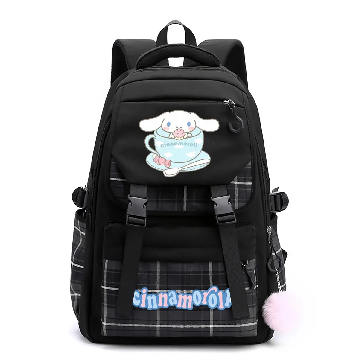 Cute Anime Cinnamoroll Schoolbags Children Teeneger Backpack Women Girls Large Travel Bags Cute Cartoon Cinnamoroll Bags Gifts