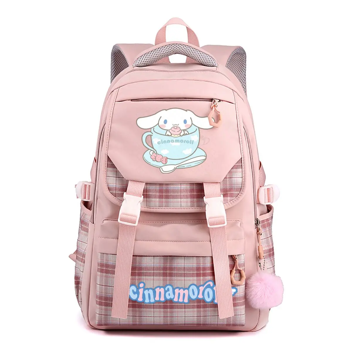 Cute Anime Cinnamoroll Schoolbags Children Teeneger Backpack Women Girls Large Travel Bags Cute Cartoon Cinnamoroll Bags Gifts