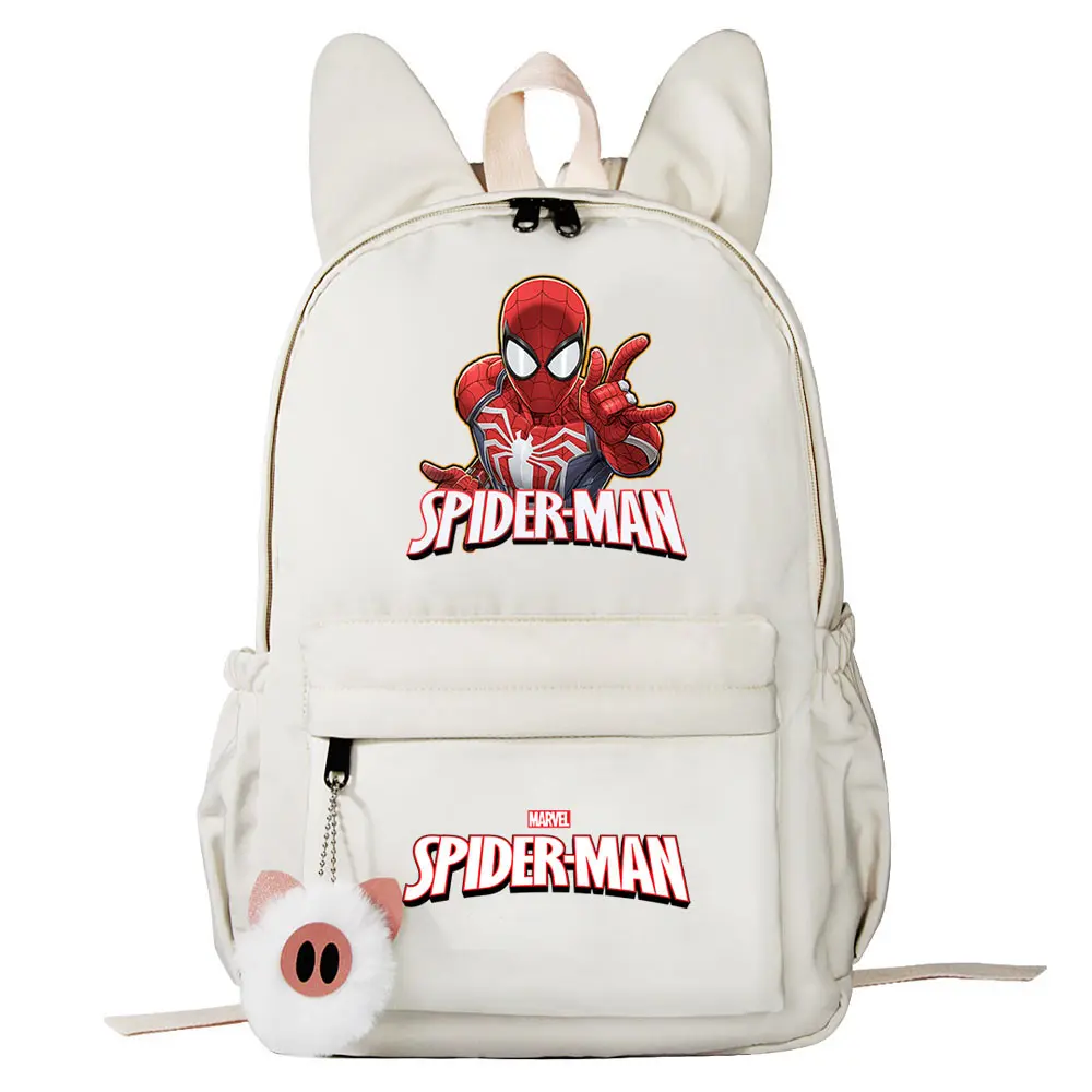 Cute Student Teenager Children Rucksack Kawaii Spiderman Girl Boy Backpack Women School Book Bags Kids Birthday Gift