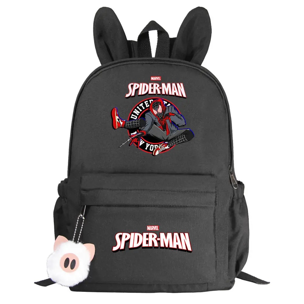 Cute Student Teenager Children Rucksack Kawaii Spiderman Girl Boy Backpack Women School Book Bags Kids Birthday Gift