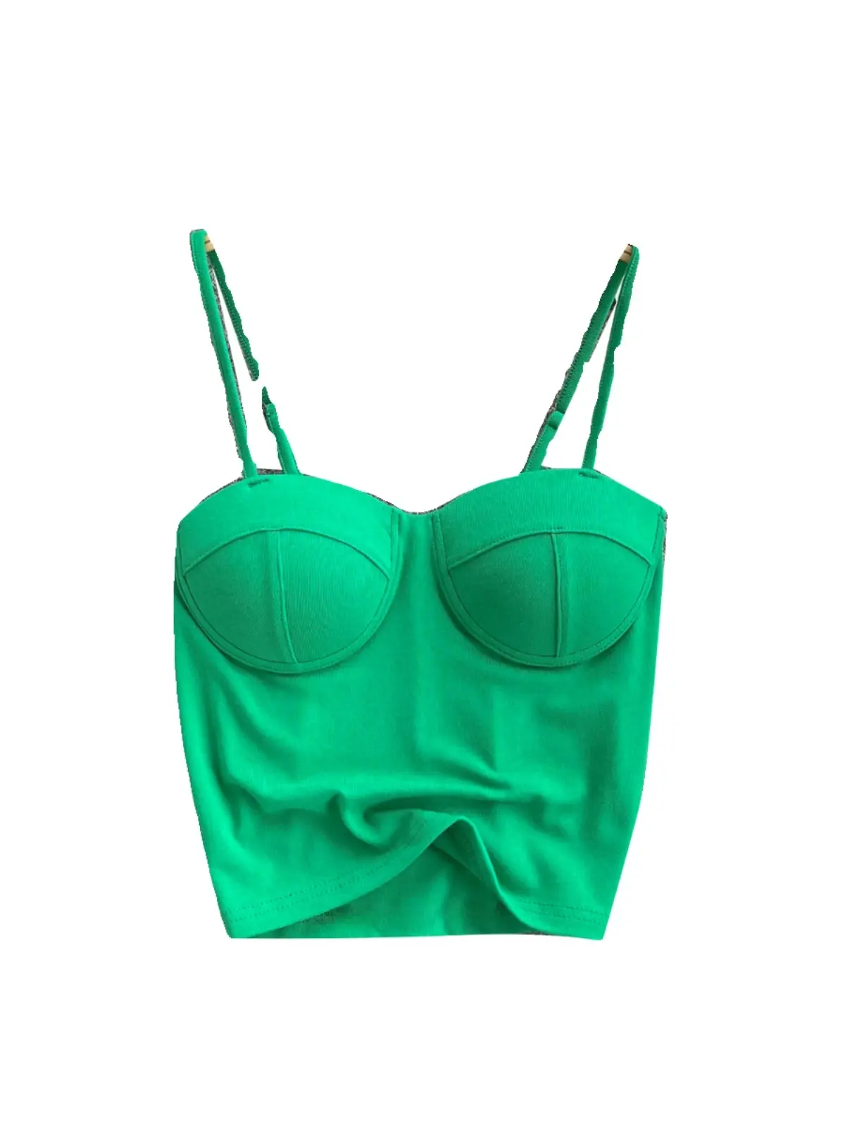 Sexy Csole Tank Top Women's Inner Wear Candy Color Outerwear Versatile  Color irt with Chest Pad Faionable Commut...
