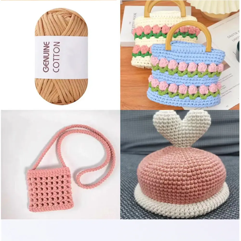 50g Sincere Cotton Filling Milk Cotton Thread Wool Yarn Ball Thread Handmade DIY Crochet Woven Blanket Material Bag