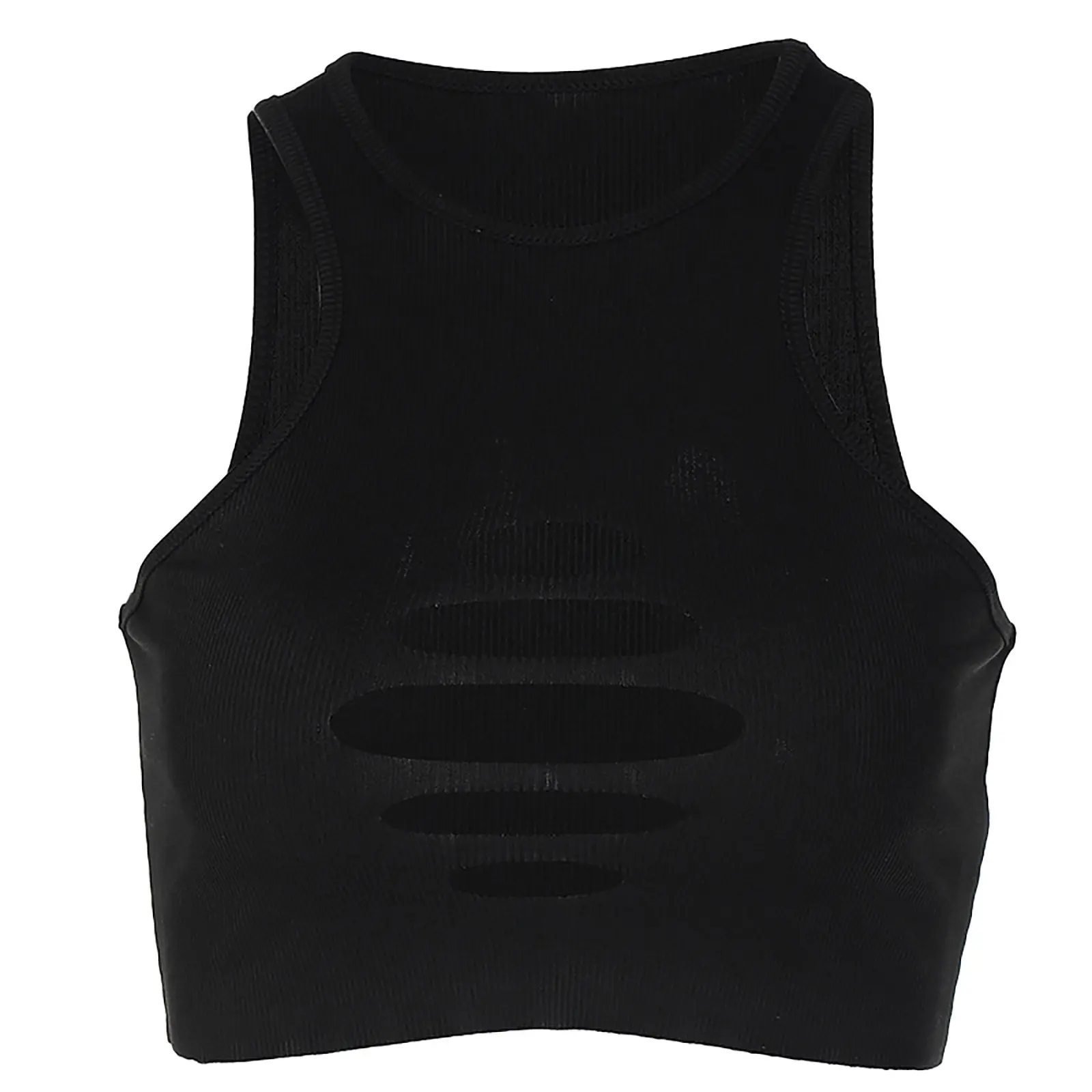 Plus Size Lace Top Women'S Sexy Halter Hollow Out Yoga Slim Fit Sports Tank Top Cropped Tee Shirts For Teen Girls Top Mujer