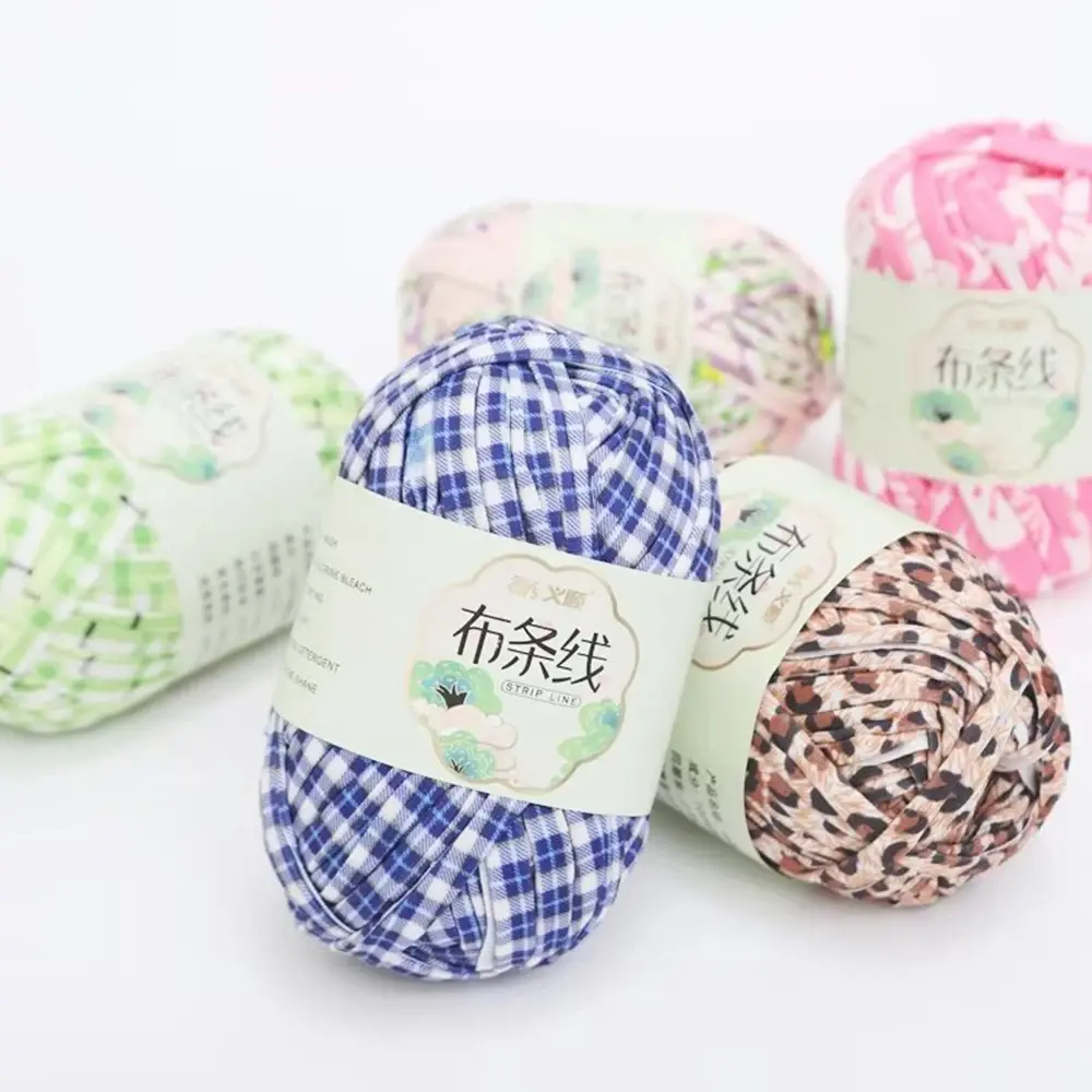 Handwoven DIY Crochet Shoe Yarn Crochet Material With High Elasticity And Color Yarn Fabric Thread