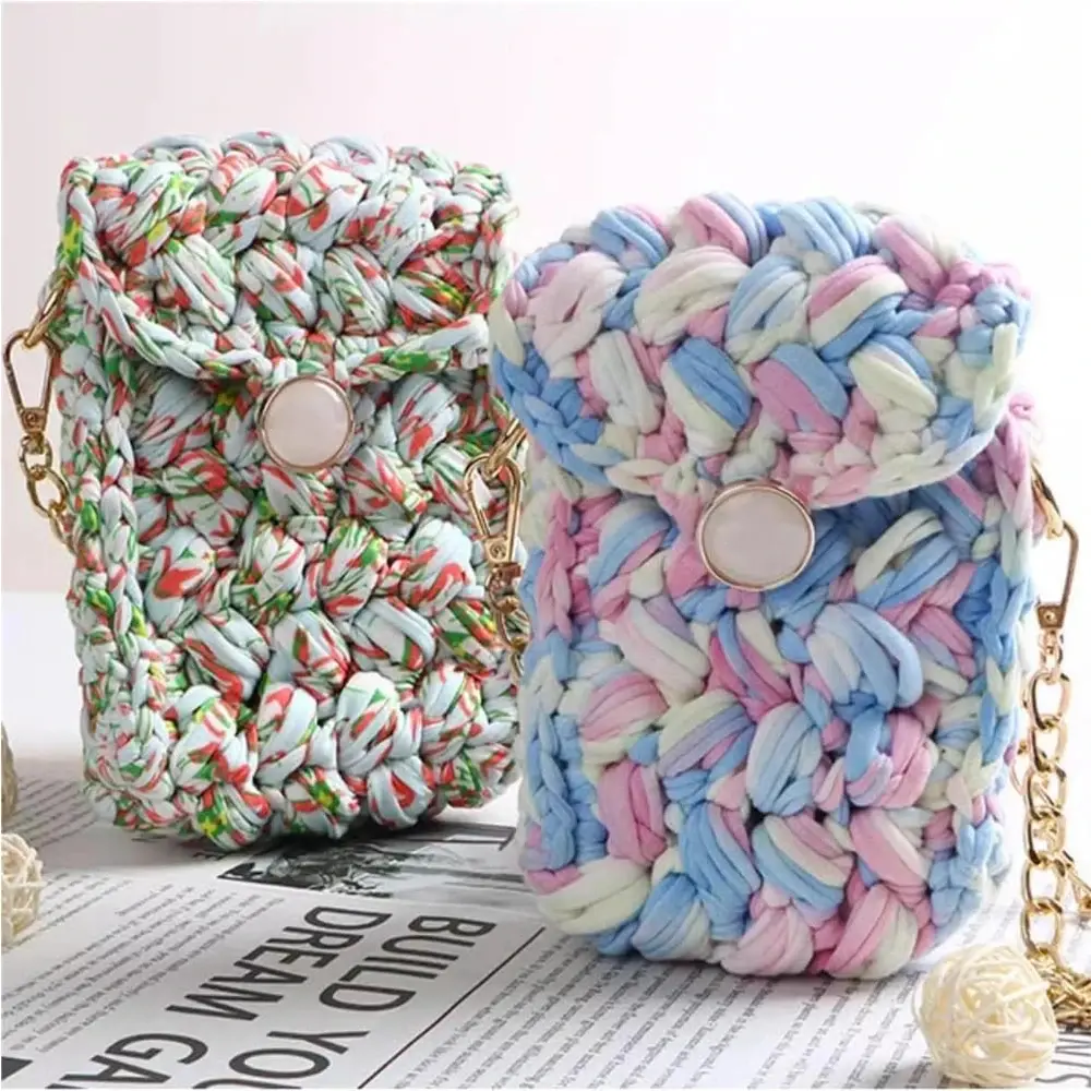 Handwoven DIY Crochet Shoe Yarn Crochet Material With High Elasticity And Color Yarn Fabric Thread