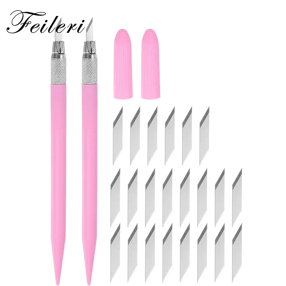 13 Carving Knife Sets Hand Carved Tent Rubber Stamp Paper Cuttings 1 Carving Knife 12 Steel Knives And Blade Storage Boxes