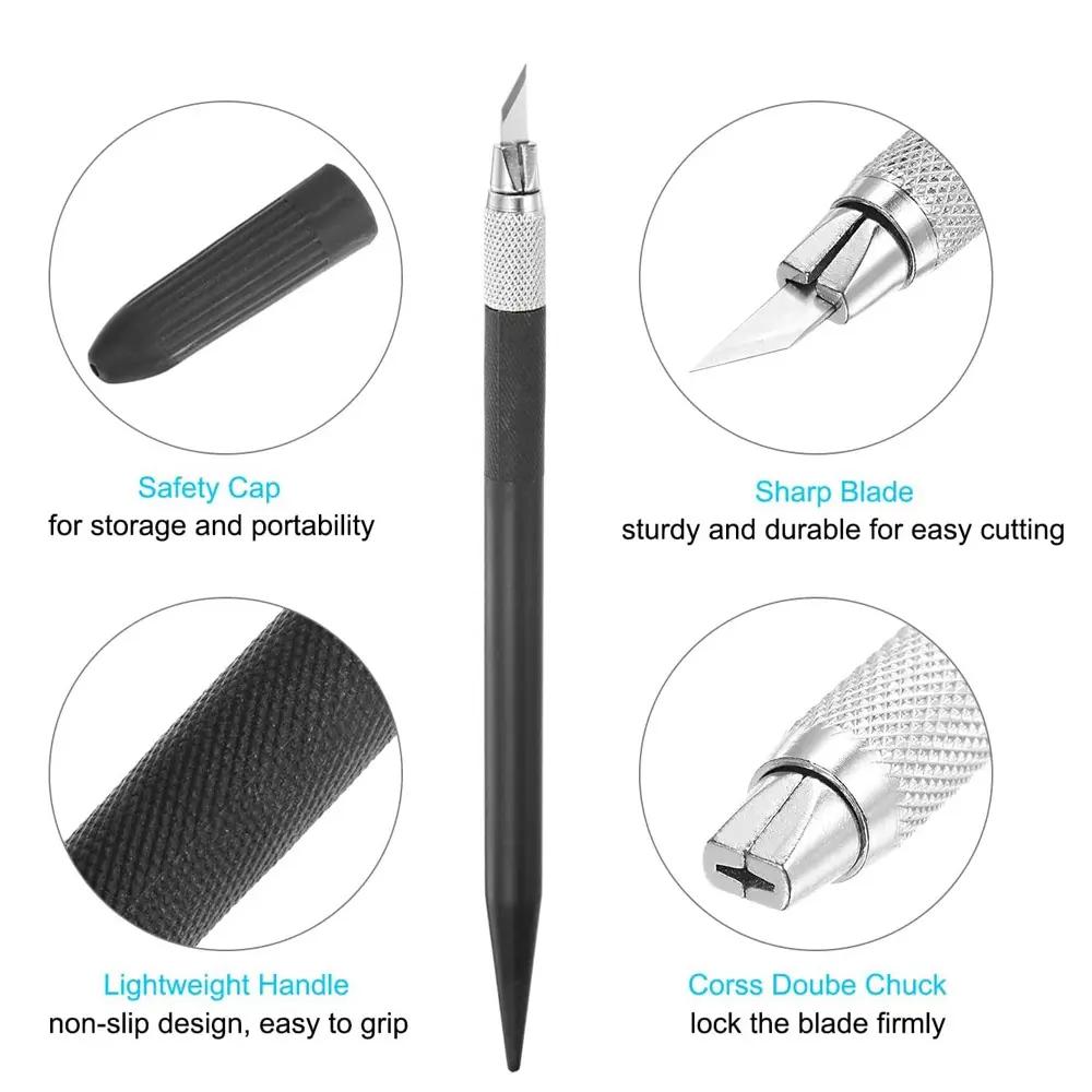 13 Carving Knife Sets Hand Carved Tent Rubber Stamp Paper Cuttings 1 Carving Knife 12 Steel Knives And Blade Storage Boxes