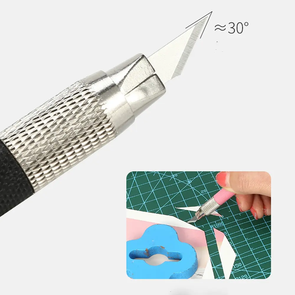 13 Carving Knife Sets Hand Carved Tent Rubber Stamp Paper Cuttings 1 Carving Knife 12 Steel Knives And Blade Storage Boxes