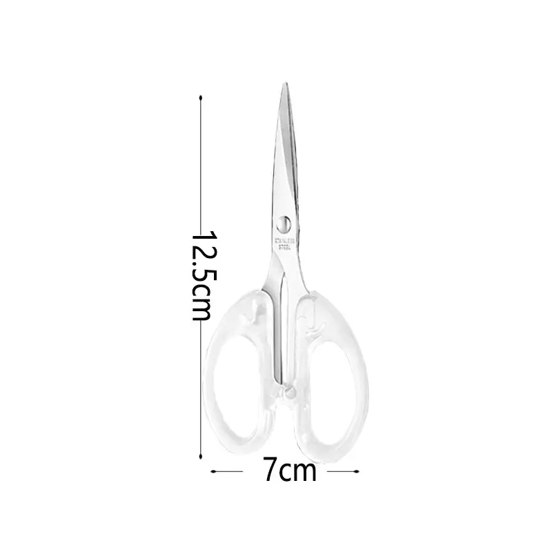 Professional Tailor Crystal Transparent Scissors Stainless Steel Sewing Scissors Embroidery Scissors Tools Office Scissors
