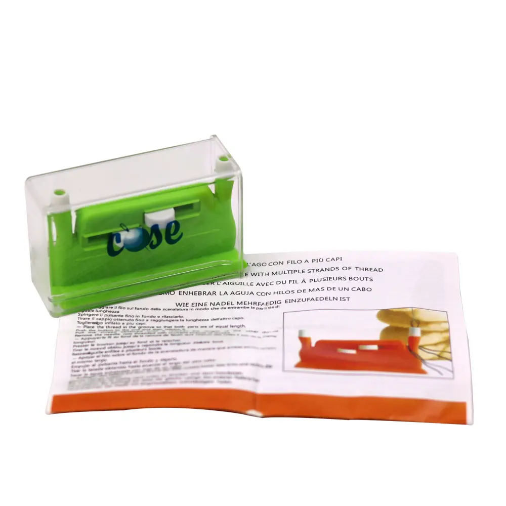 Simple Needle Threader Automatic Double Headed Sewing Tool Elderly Exclusive Artifact Needle Piercing DIY Sewing Parts