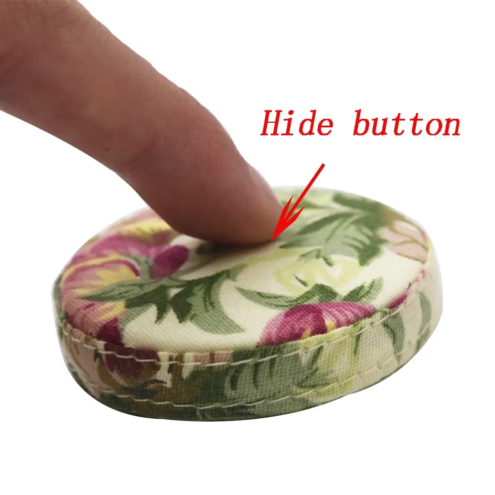 Color Fabric Bag Fabric Tape Measure Sewing Measurement Ruler Automatic Small Tape Measure Inch Centimeter Ruler