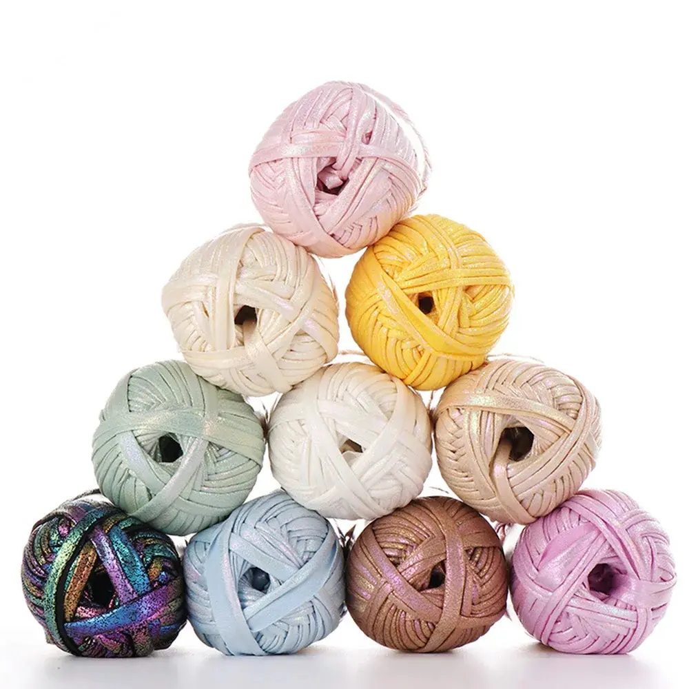 Fashionable And Personalized Fabric Thread Illusion Yarn Hand Woven DIY Hand Woven Seat Cushion Thread Carpet Thread