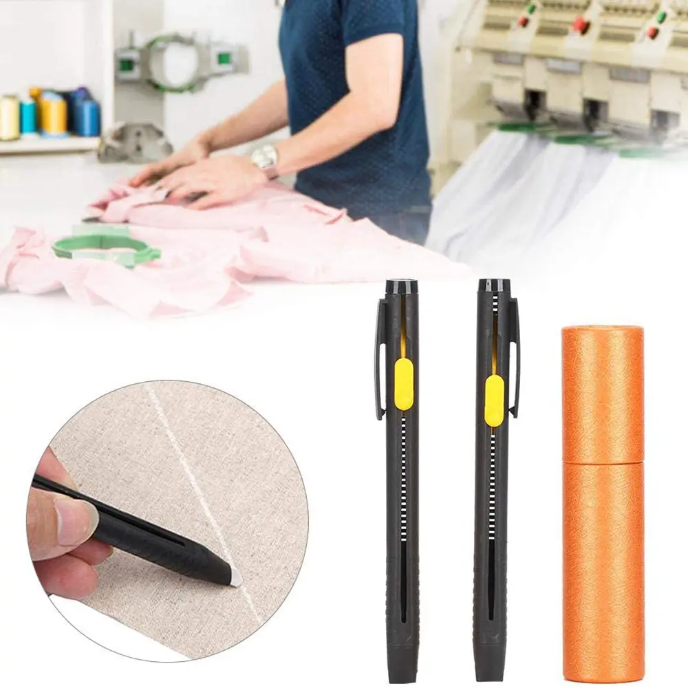Tailor Pencil Replaceable Refill Vanishing Pencil Tool Cloth Leather Clothing Sign Chalk DIY Sewing Marker Pen