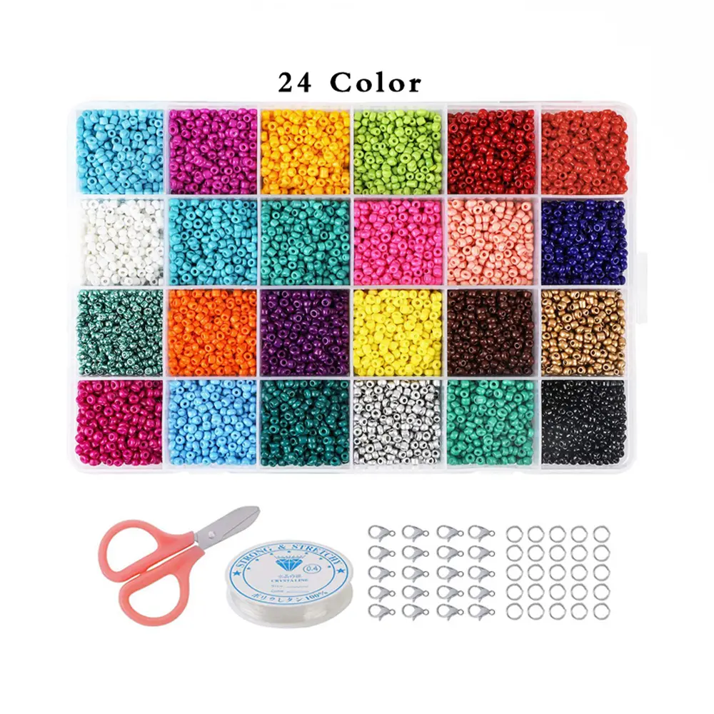 Wood Weaving Beading Loom kit for Jewelry Bracelets Necklaces DIY Handmade Knitting Machine Beads Starter Kit Beautiful Gift