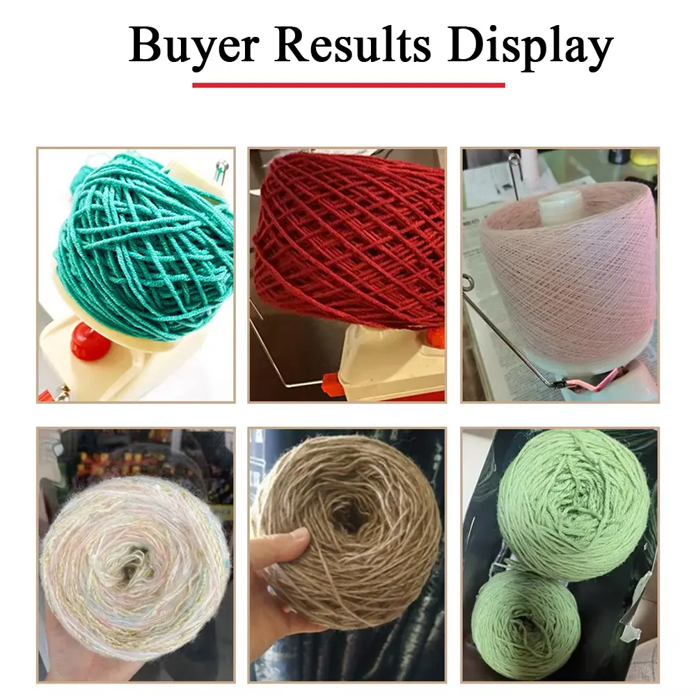 Household Hand Operated Wool Yarn Ball Winder Winding Twining Machine Wool Winding Machine for Knitting and Crocheting
