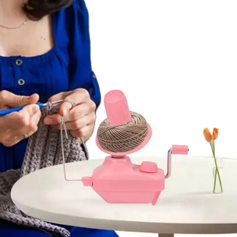 Household Hand Operated Wool Yarn Ball Winder Winding Twining Machine Wool Winding Machine for Knitting and Crocheting