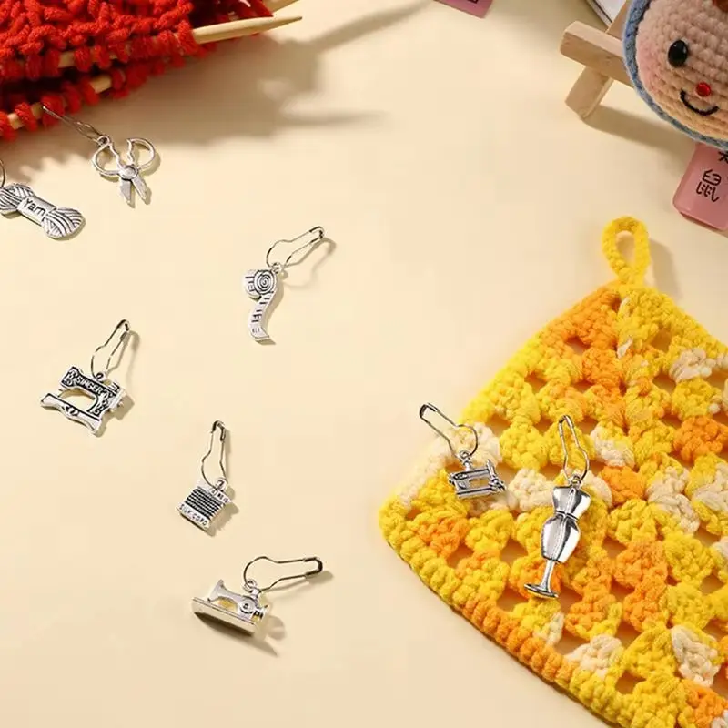 7/21pcs Handmade Knitting Tools Knitting Markers Sweater Yarn Crochet Locking Knitting DIY Accessories