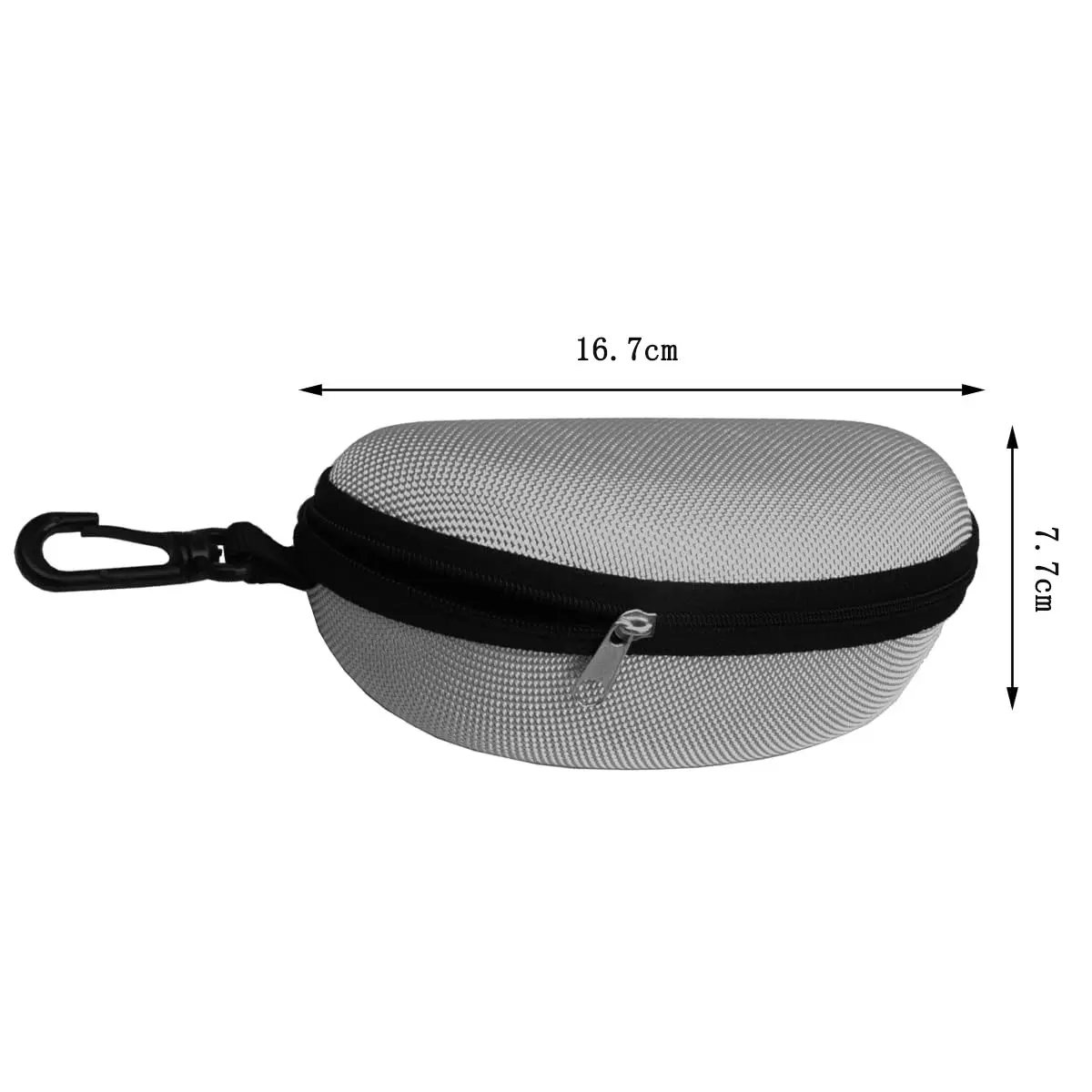 1Pc Sunglasses Sunglasses Men's Women's Storage Box Portable Anti-Stress Travel Zipper Eyeglasses Frame Glasses Case