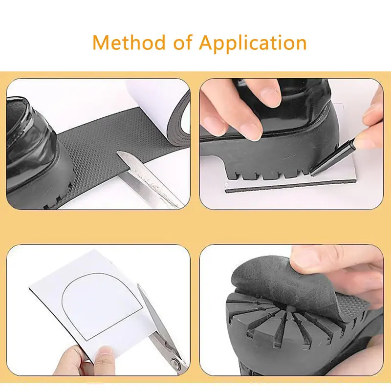 2M Non-Slip Sole Stickers Mute Cushion Insoles No-adhesive Repair Outsole Insoles Men Women Shoes Wearable Pads Accessories
