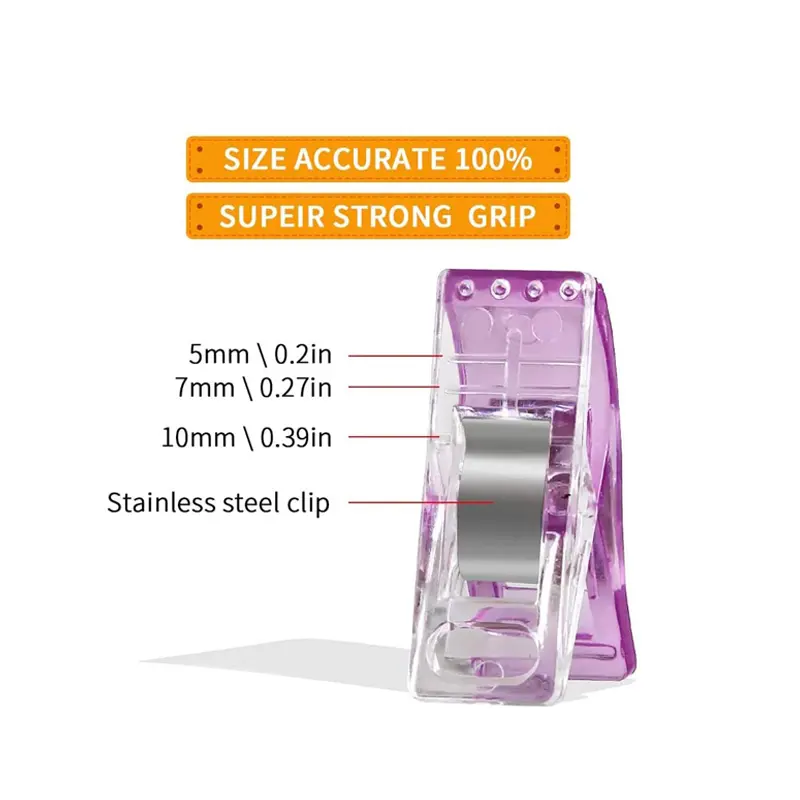 50/100Pcs Sewing Clip Plastic Craft Weaving Positioning Clip Multifunctional Clothing Cloth Positioning Tool DIY Sewing Parts