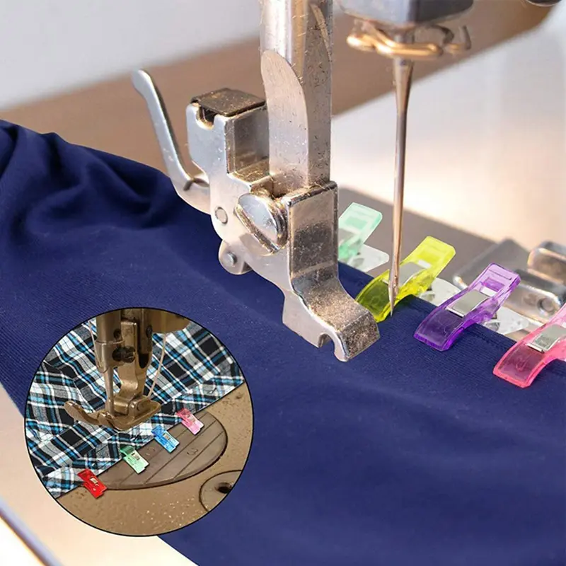 50/100Pcs Sewing Clip Plastic Craft Weaving Positioning Clip Multifunctional Clothing Cloth Positioning Tool DIY Sewing Parts