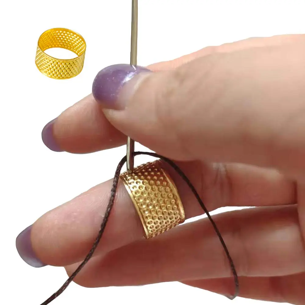15pcs Leather Craft Sewing Kit Waxed Thread Hand Quilting Needles Sewing Awl Leather Repairing Tools Beginner
