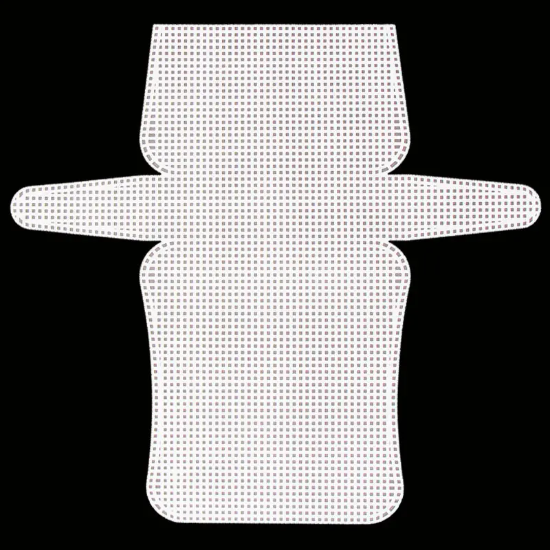 Mesh Plastic Canvas Kit Clear Plastic Canvas Acrylic Yarn and Tools for Embroidery Plastic Canvas Craft Knit Crochet Projects