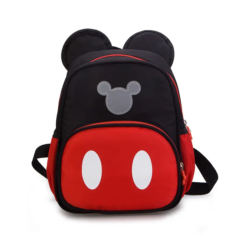 2024 Disney Mickey&Minnie Children Schoolbag Kids Backpack Kindergarten School Bags Baby Girls Boys Backpacks