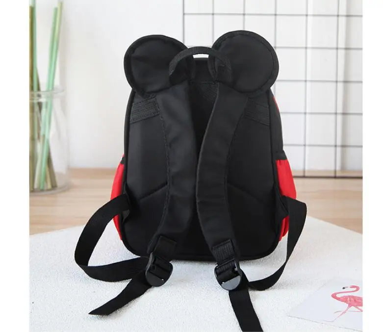 2024 Disney Mickey&Minnie Children Schoolbag Kids Backpack Kindergarten School Bags Baby Girls Boys Backpacks