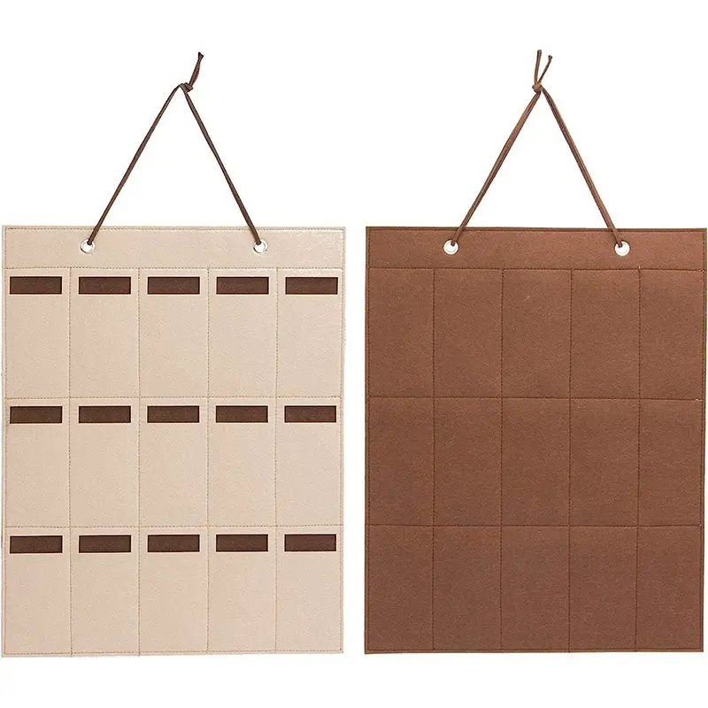 1Pc 15 Grids Glasses Organizer Storage Wall Hanging Bag Multifunctional Sunglasses Eyeglass Container Bag Foldable