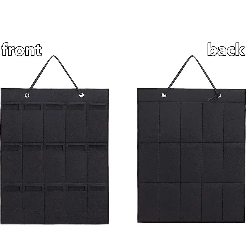 1Pc 15 Grids Glasses Organizer Storage Wall Hanging Bag Multifunctional Sunglasses Eyeglass Container Bag Foldable