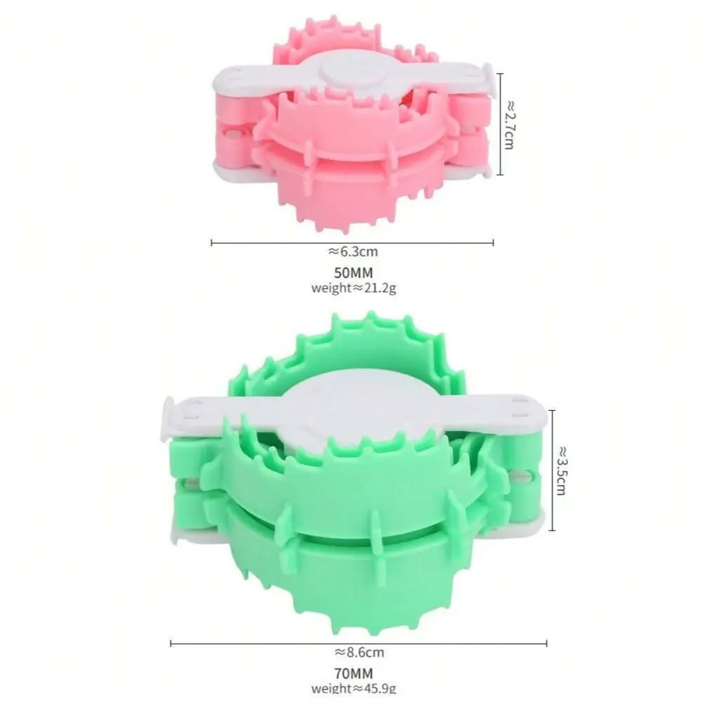 2 Sizes Wool Ball Maker Knitted Tools Yarn Pompon Wool Plush Ball Set Fluff Ball Weaver Wool Ball Production Tools Pompoms