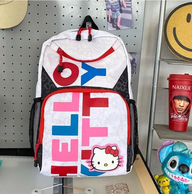 Women's Fashion Backpack Schoolbag for Girl Solid Nylon Student School Bag Laptop Backpack Multi-pocket Woman Travel Book Bag