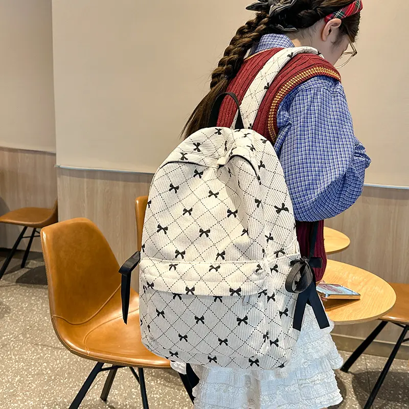 Backpack bag girl student schoolbag student simple light large capacity travel backpack backpack