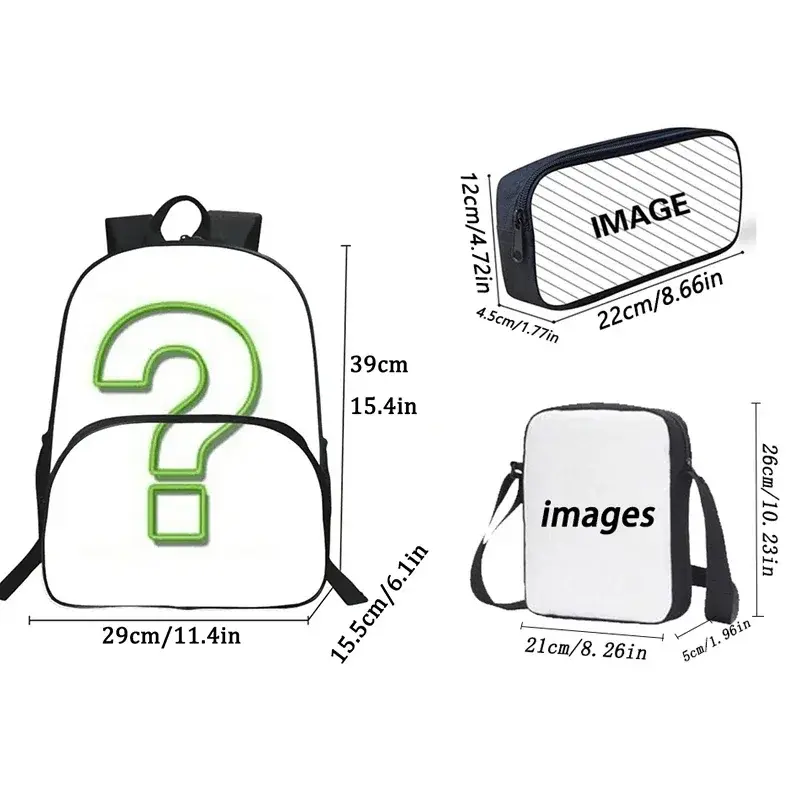 Child Backpacks Cute Anime Charizards Shoulder Bag Pencil Case Pupil Large Capacity School Bags for Boys Girls Best Gift